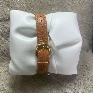 VERONESE Sterling Silver Brown Leather Watch NIB Veronese | Accessories | Veronese Sterling Silver Brown  main image 3